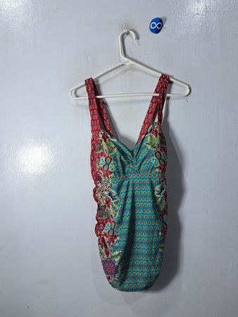 Floral Pattern Swimsuit