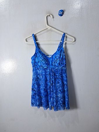 Blue Floral Camisole