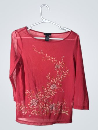 The Limited Red Blouse
