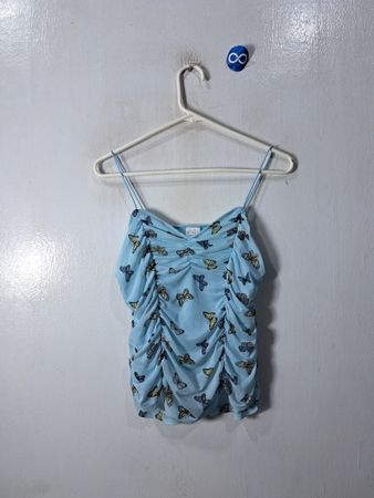 Blue Butterfly Top