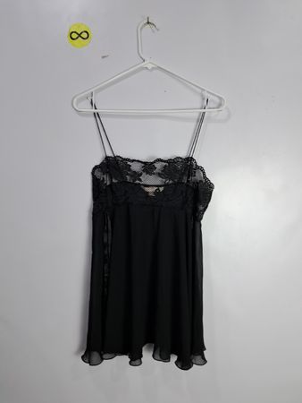 Victoria's Secret Black Lace Chemise