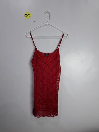 Bozzolo Red Lace Dress