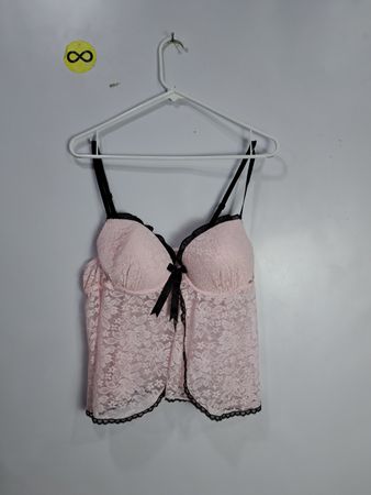 Pink Lace Camisole