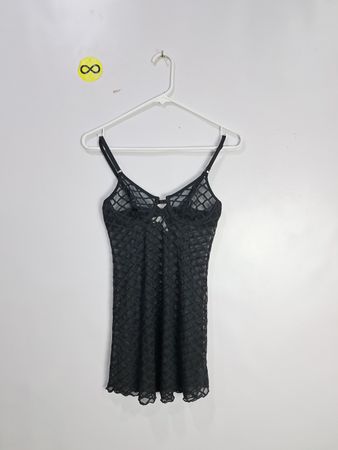 Victoria's Secret Black Lace Chemise