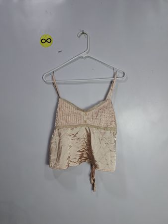 Beige Satin Camisole
