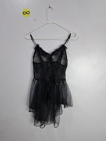 Black Sheer Lingerie Dress