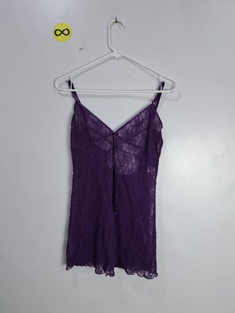 Purple Lace Chemise