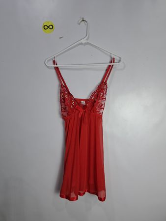 Red Lace Chemise