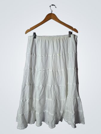 White Maxi Skirt