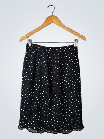 Black Polka Dot Skirt