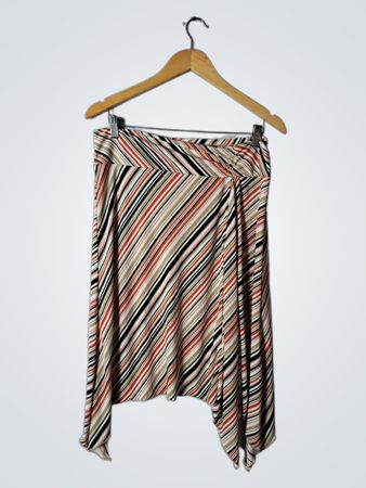 New York & Company Striped Skirt
