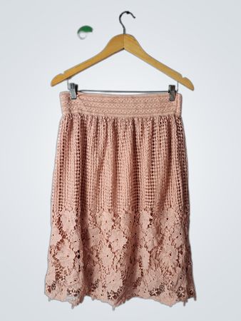 Pink Lace Skirt