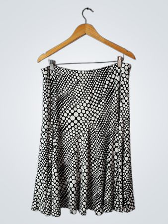 Cleo Black and White Polka Dot Skirt