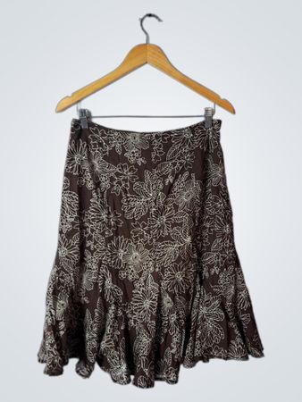 Jones New York Signature Floral Mini Skirt
