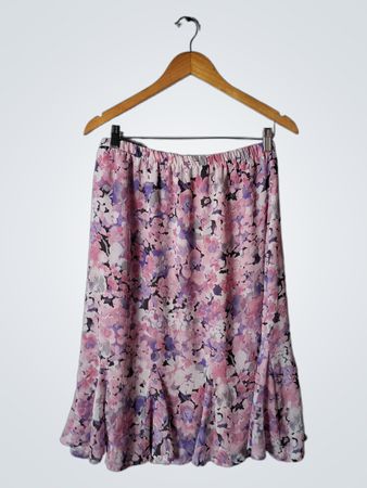 TAHJAY PETITE Floral Skirt