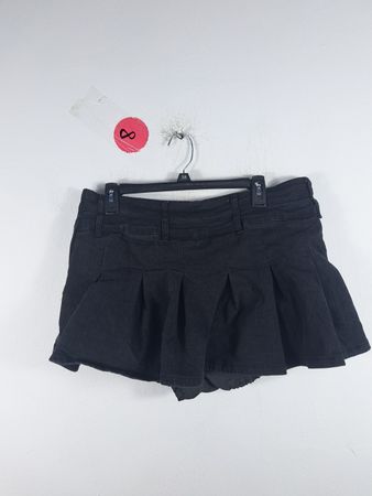Black Ruffled Skirt
