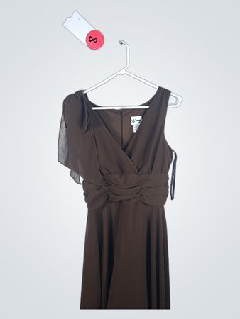 D.G. Sammons Brown Midi Dress