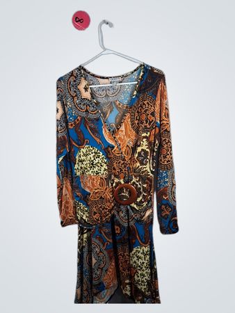 Venus Paisley Print Dress