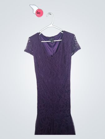 Candalite Purple Lace Dress