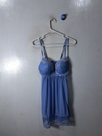 Blue Lace Chemise