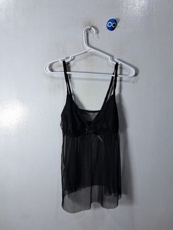 Black Sheer Camisole