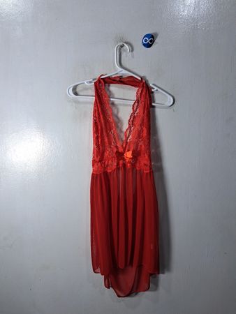 Red Lace Chemise
