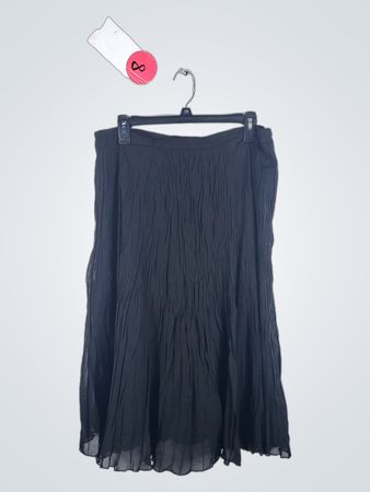 Black Pleated Skirt