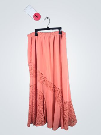 Pink Lace Skirt