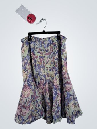 Kasper Floral Midi Skirt
