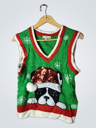 Christmas Dog Sweater Vest