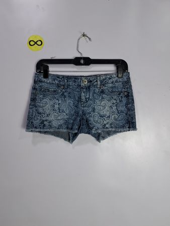 AEROPOSTALE Paisley Denim Shorts