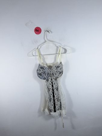 Lace and Mesh Corset Top