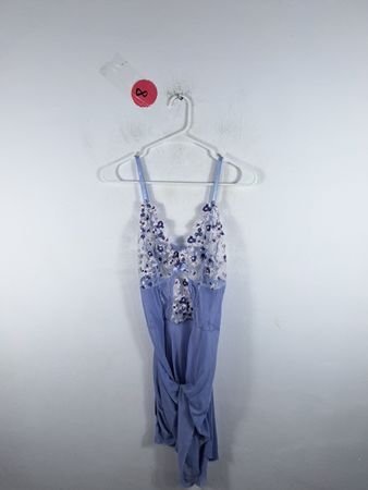 Blue Floral Lingerie