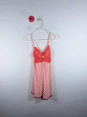 Pink Polka Dot Chemise