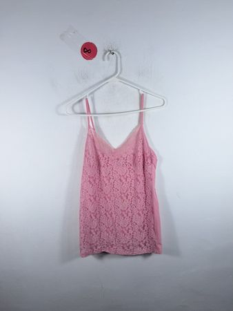 Pink Lace Camisole