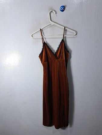 Brown Velvet Nightgown