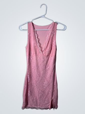 Pink Lace Dress