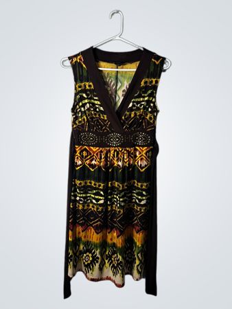 A.BYER Printed Sleeveless Dress