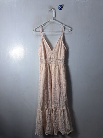 Pink Eyelet Dress