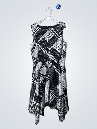 Stella & Julie Black and White Dress