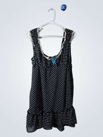 Black and White Polka Dot Blouse