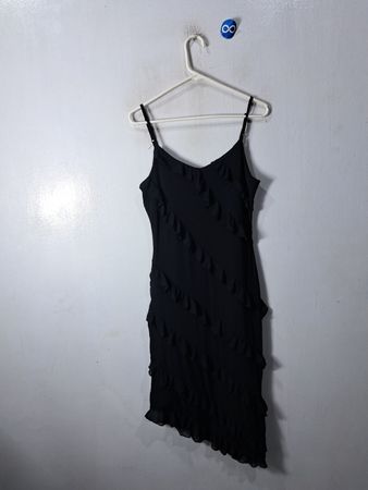 Black Ruffled Dress