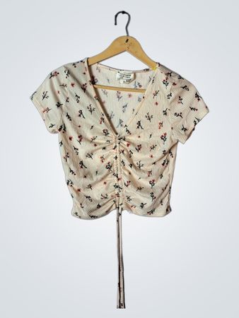 Floral Short Sleeve Top