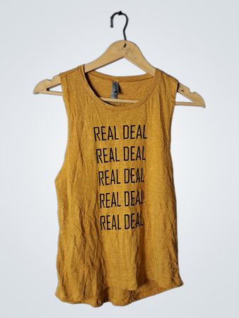 NEXT LEVEL Yellow Tank Top