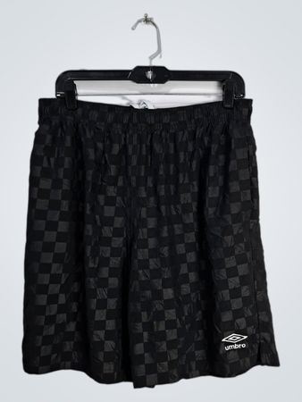 Umbro Black Checkered Shorts