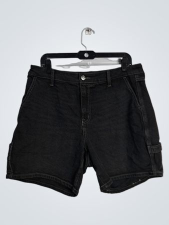 Torrid Black High-Rise Denim Shorts