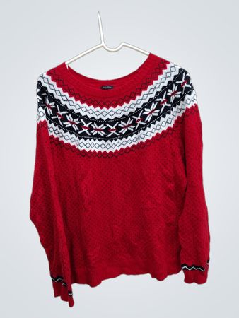 Talbots Red Knit Sweater