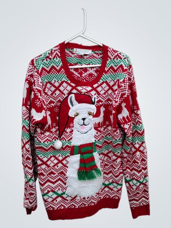 Christmas Llama Sweater