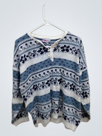 Grace Patterned Knit Sweater