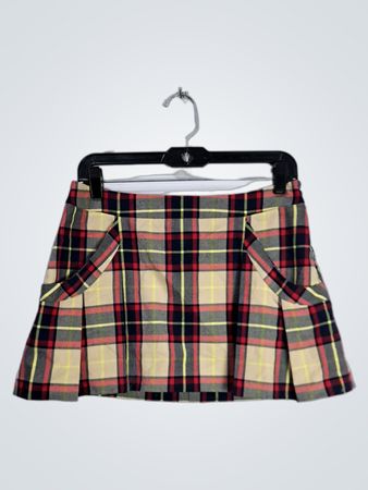 Princess Vera Wang Plaid Mini Skirt